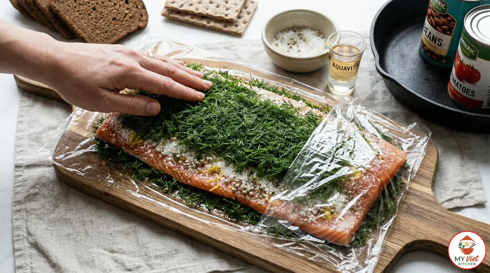 Step 2- Apply the Cure to the Salmon