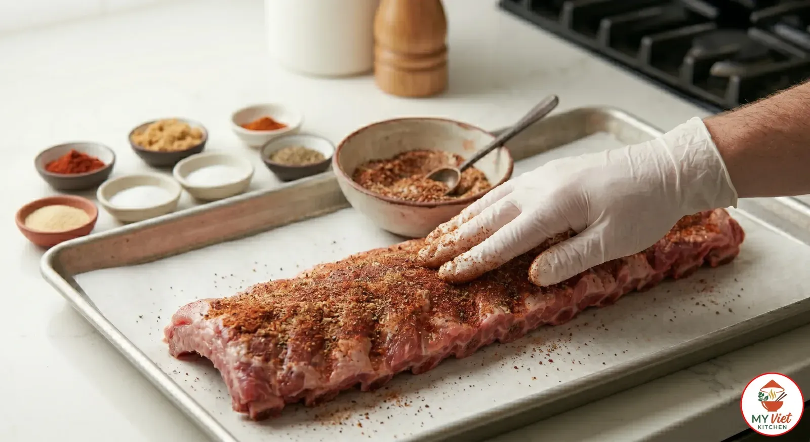 Step 2- Apply the Dry Rub