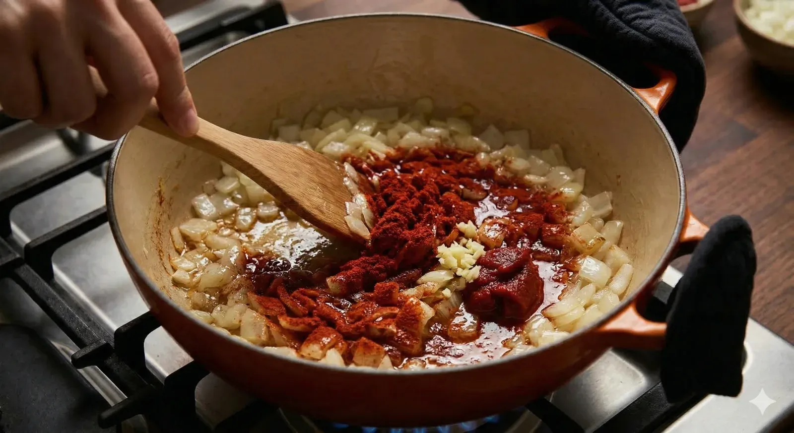 Step 2: Bloom the Paprika