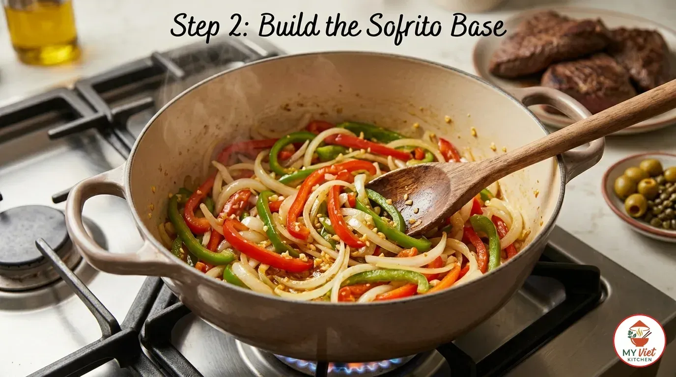 Step 2- Build the Sofrito Base