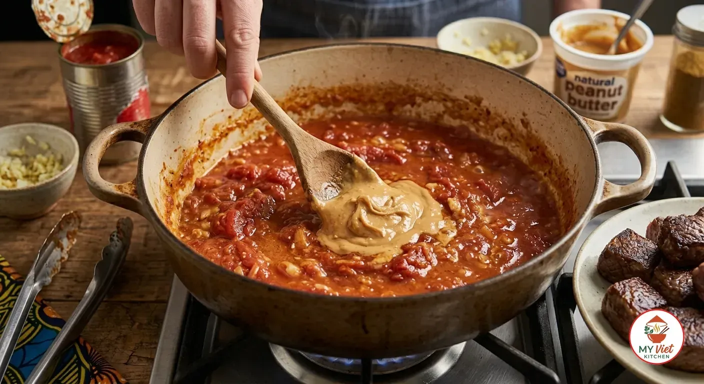 Step 2- Build the Tomato and Peanut Base
