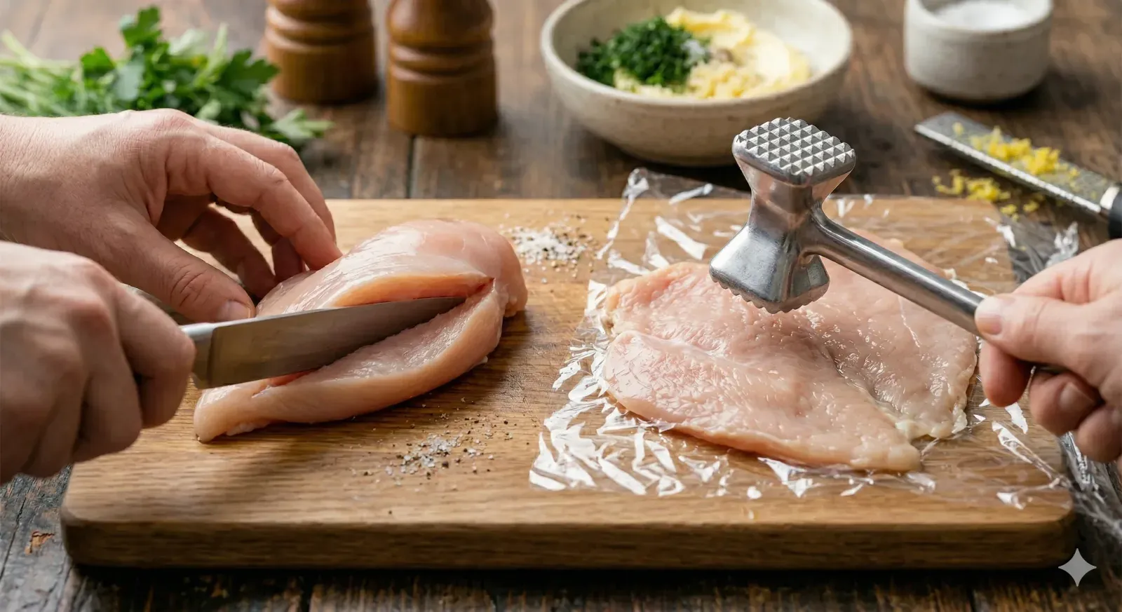 Step 2- Butterfly and Pound the Chicken