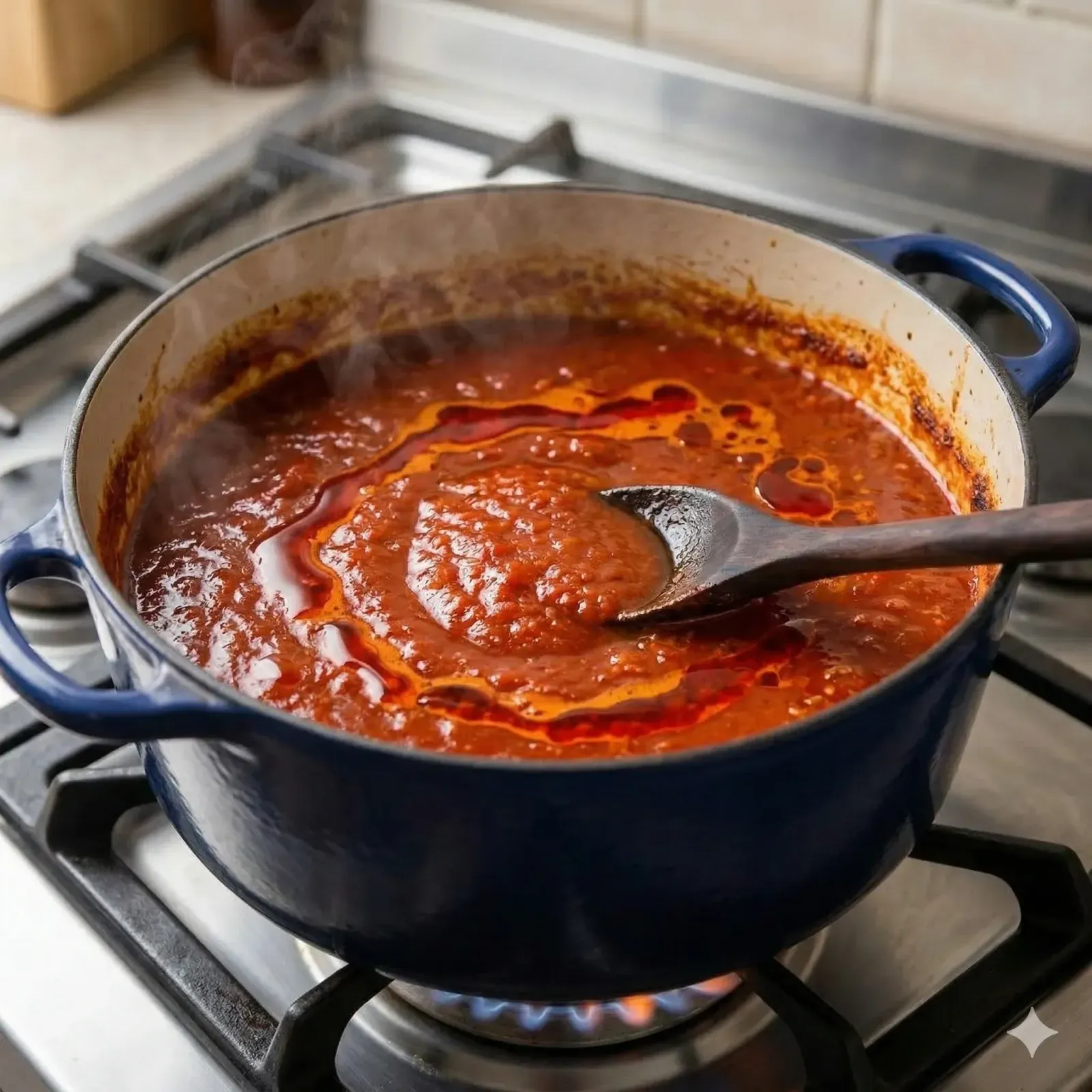 Step 2: Cook Down the Tomato Base