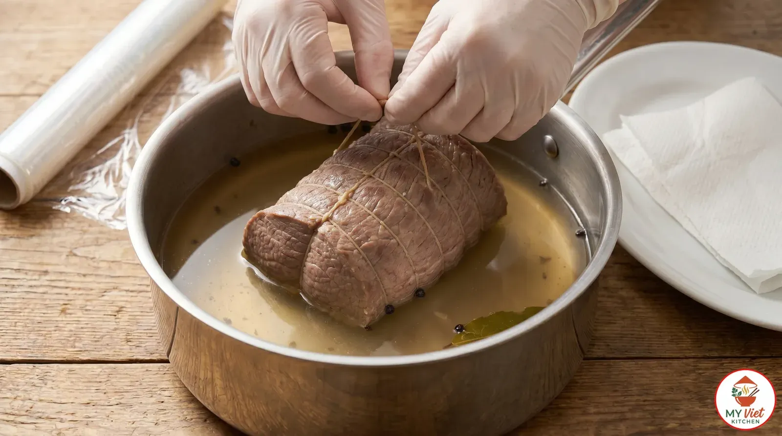 Step 2- Cool the Veal in Its Broth