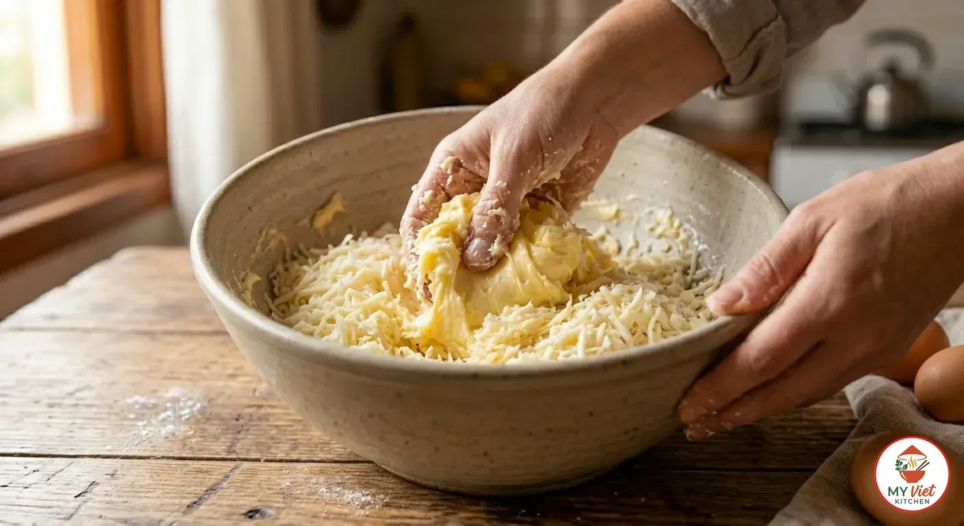 Step 2- Cream the Butter and Cheese