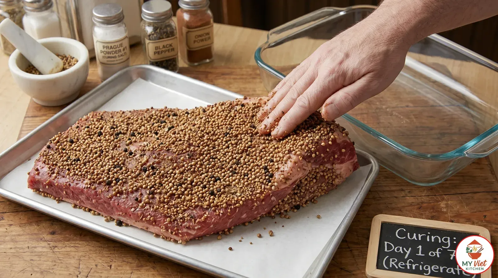 Step 2- Cure the Brisket
