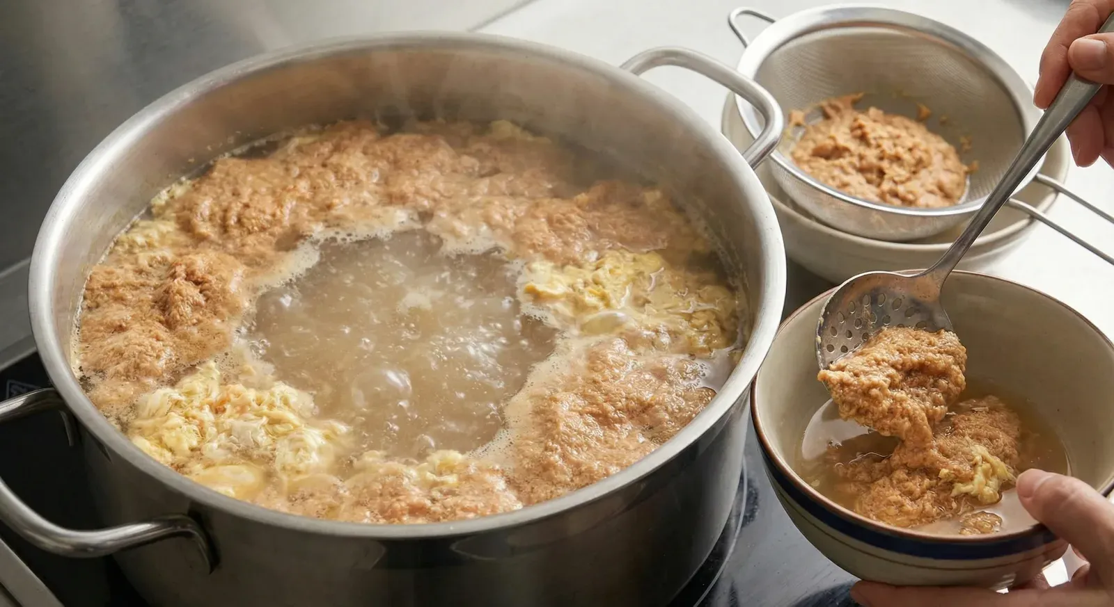Step 2: Extract Crab Essence and Make Riêu