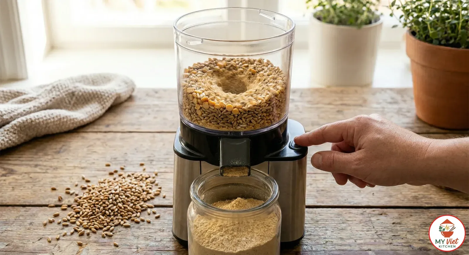 Step 2- Grind the Roasted Grains