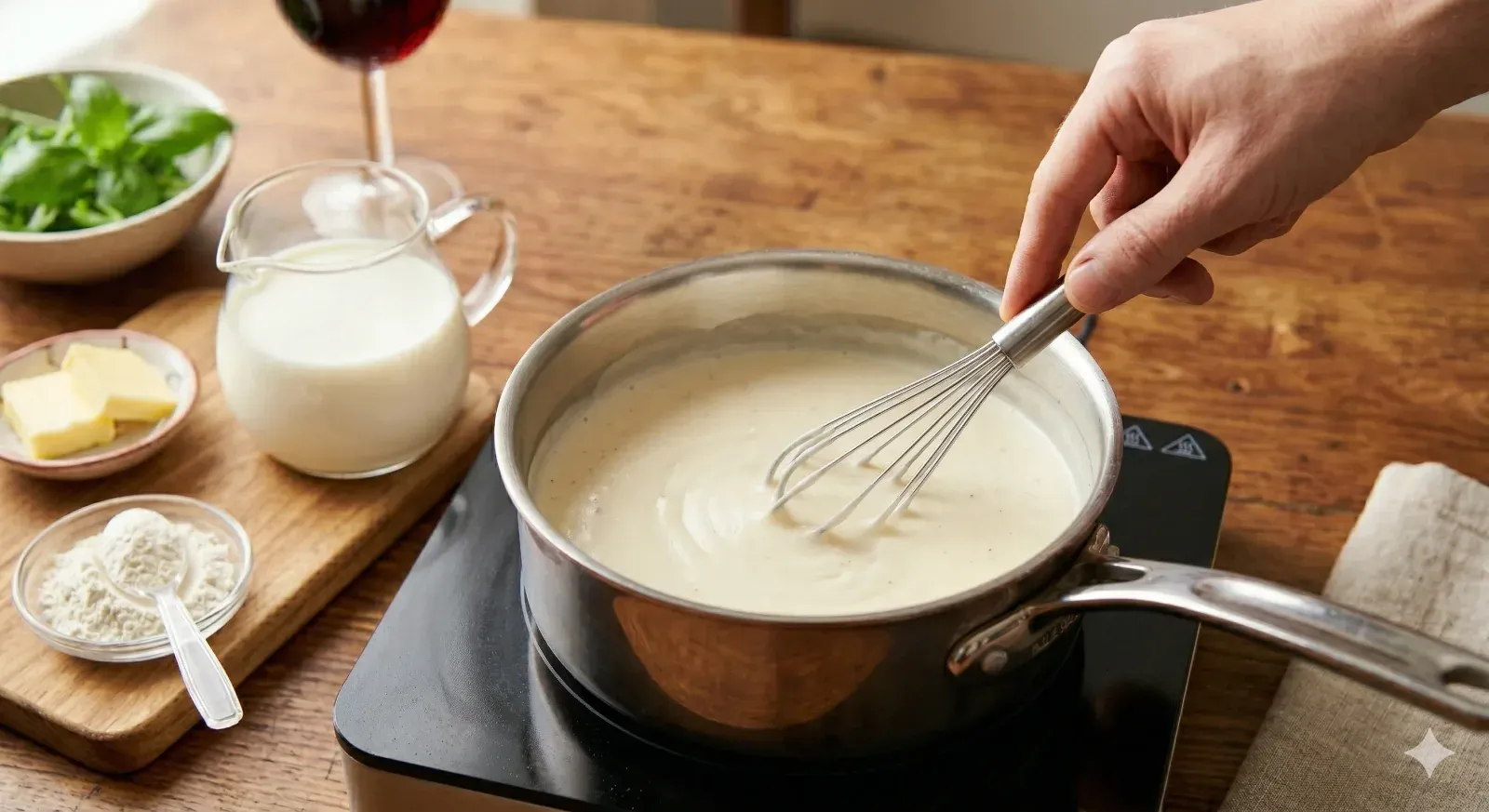 Step 2- Make the Bechamel Sauce