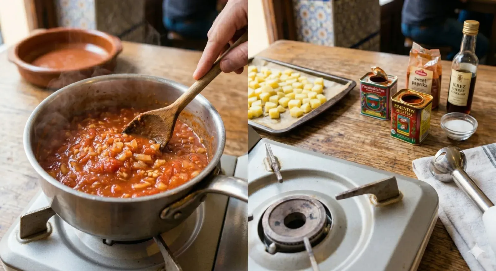 Step 2- Make the Bravas Sauce