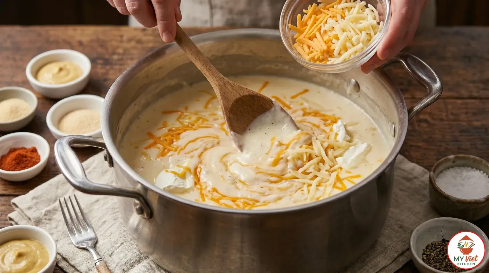 Step 2- Make the Cheese Sauce
