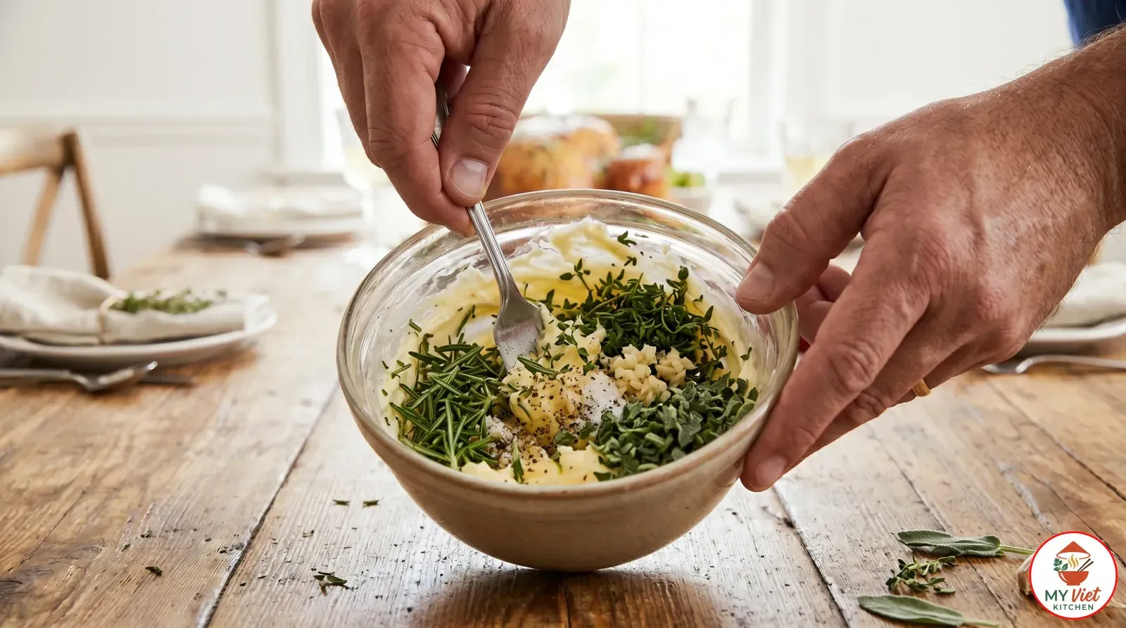 Step 2- Make the Herb Butter