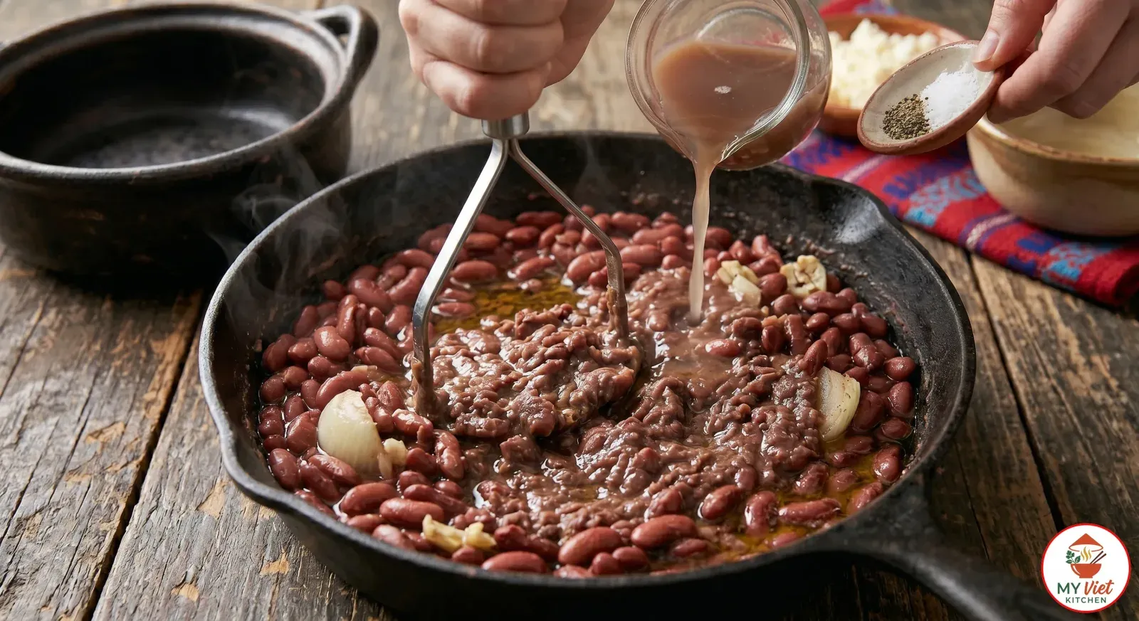 Step 2- Make the Refried Beans