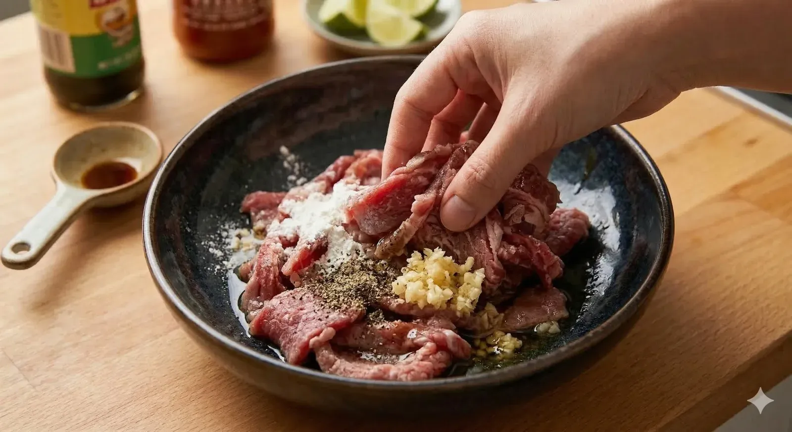 Step 2: Marinate the Beef