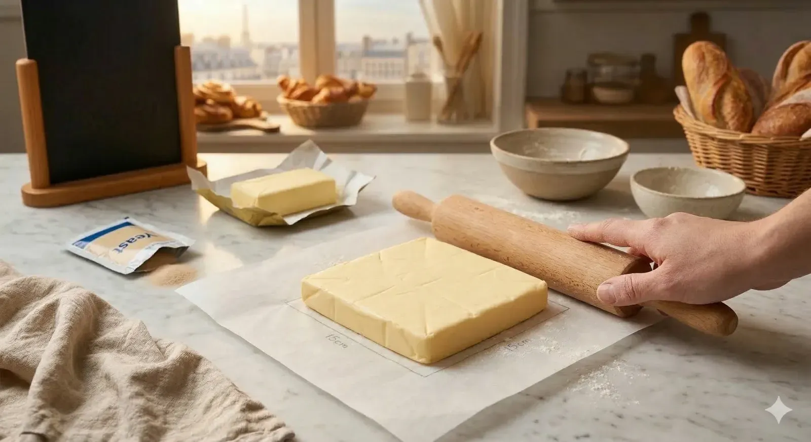 Step 2: Prepare the Butter Block (Beurrage)