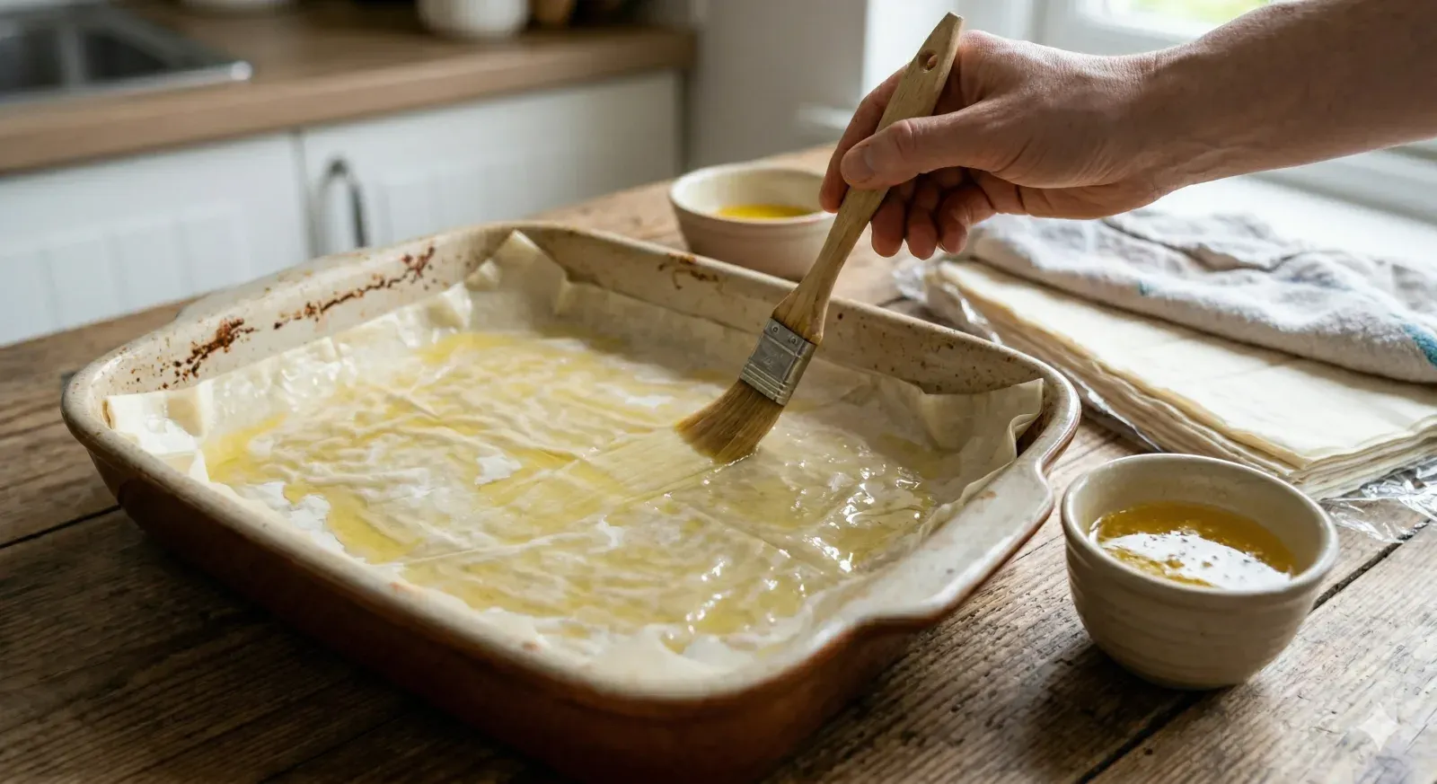 Step 2: Prepare the Phyllo Layers