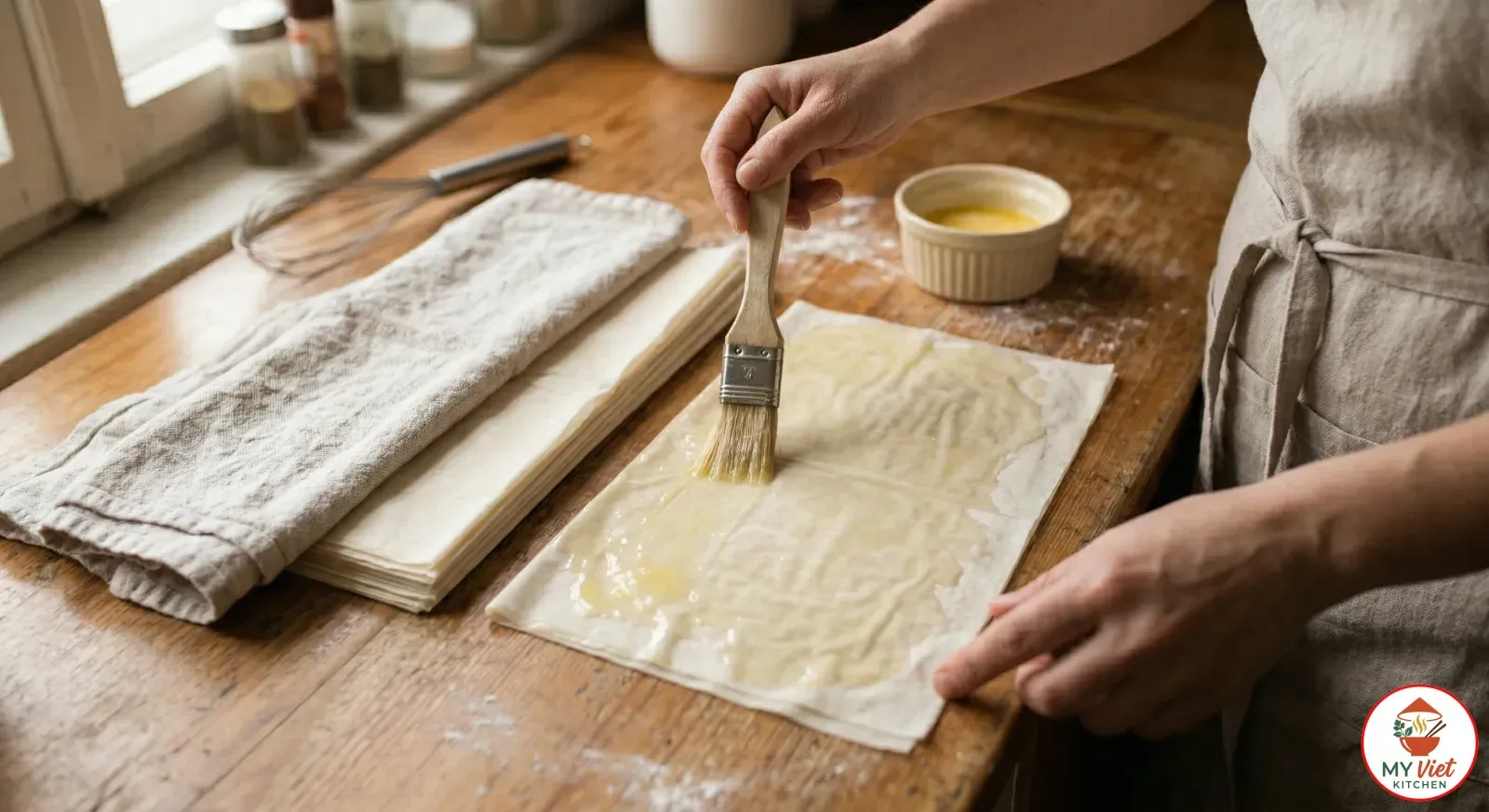 Step 2- Prepare the Phyllo Sheets