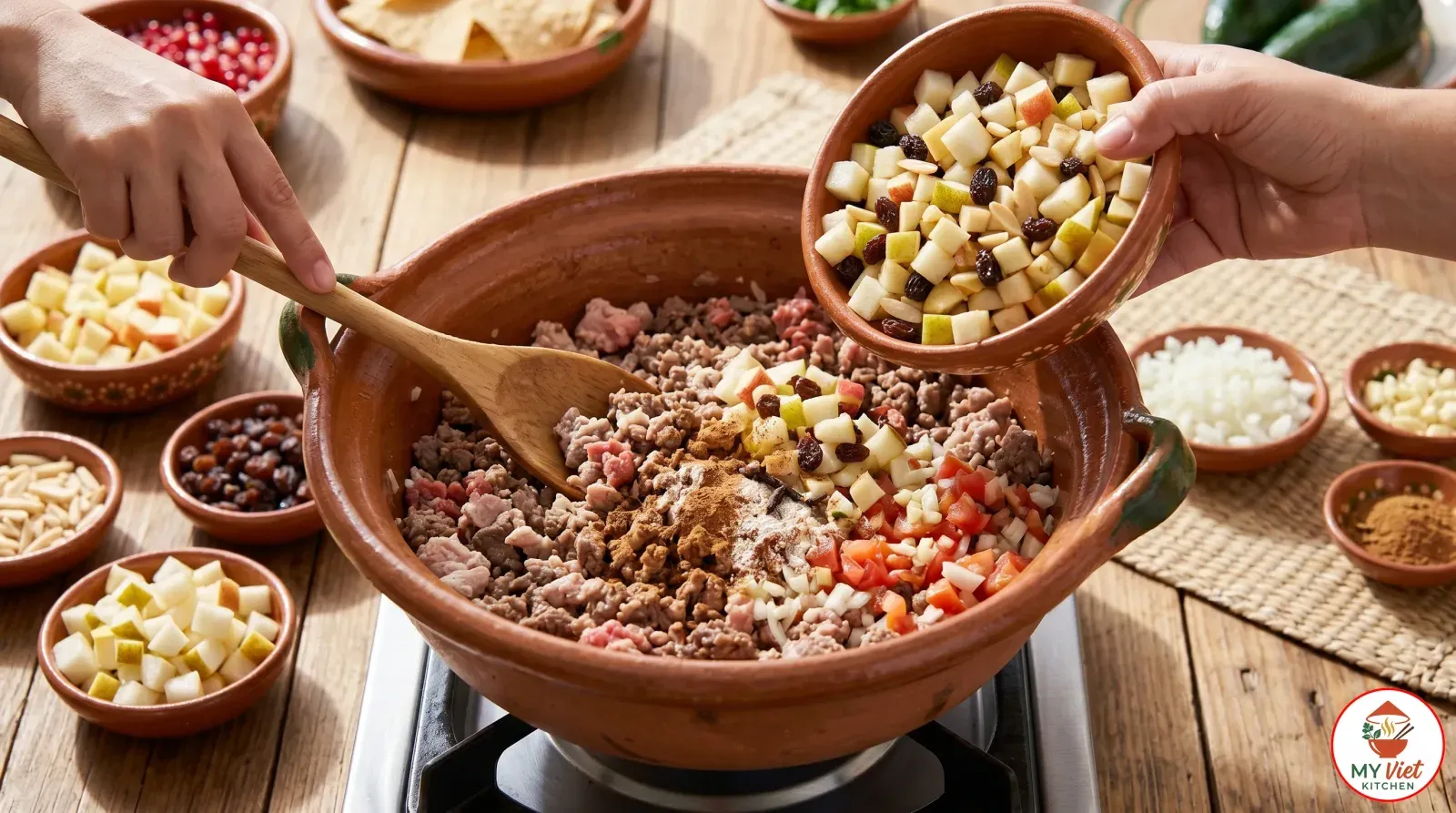Step 2- Prepare the Picadillo Filling