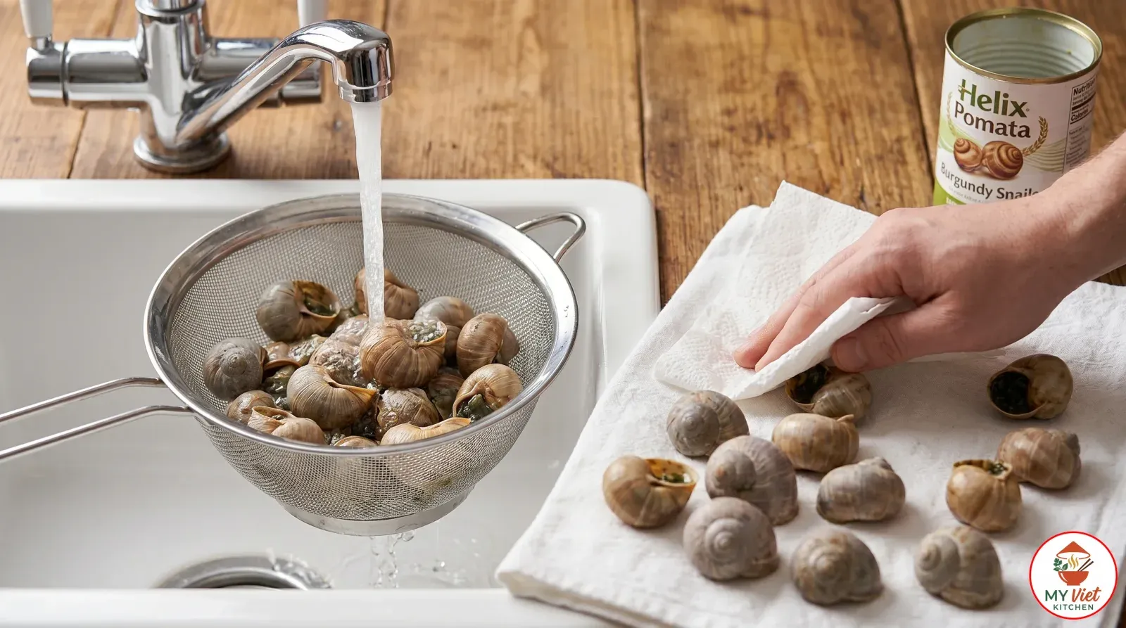 Step 2- Prepare the Snails