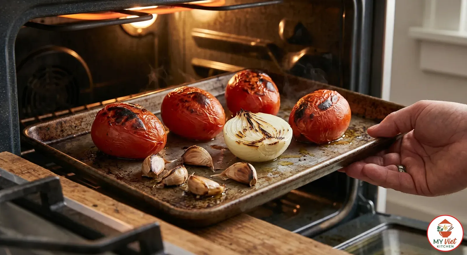 Step 2- Roast the Aromatics