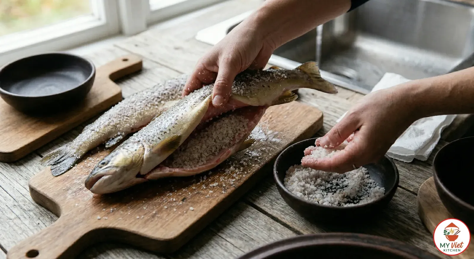 Step 2- Salt the Fish