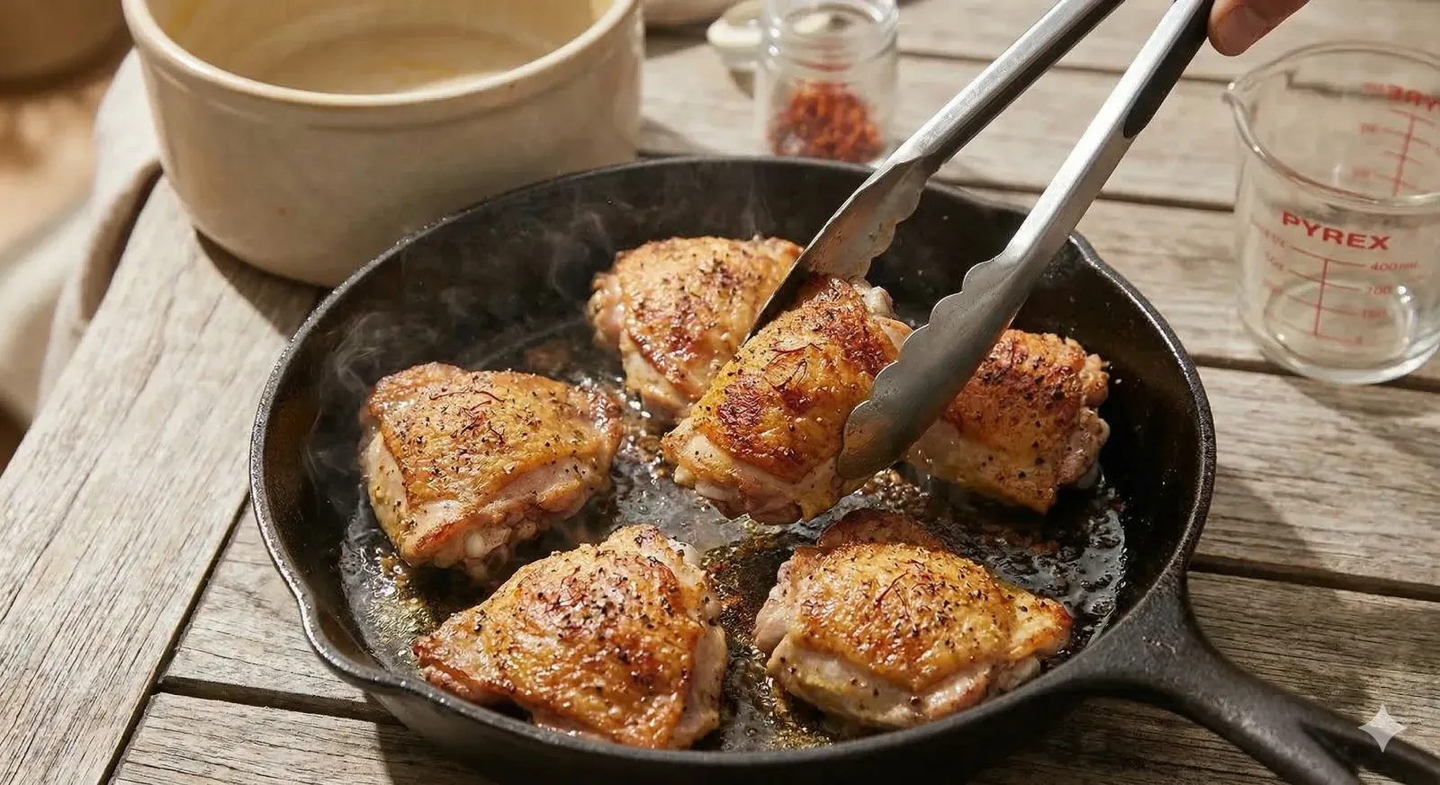 Step 2: Sear the Chicken