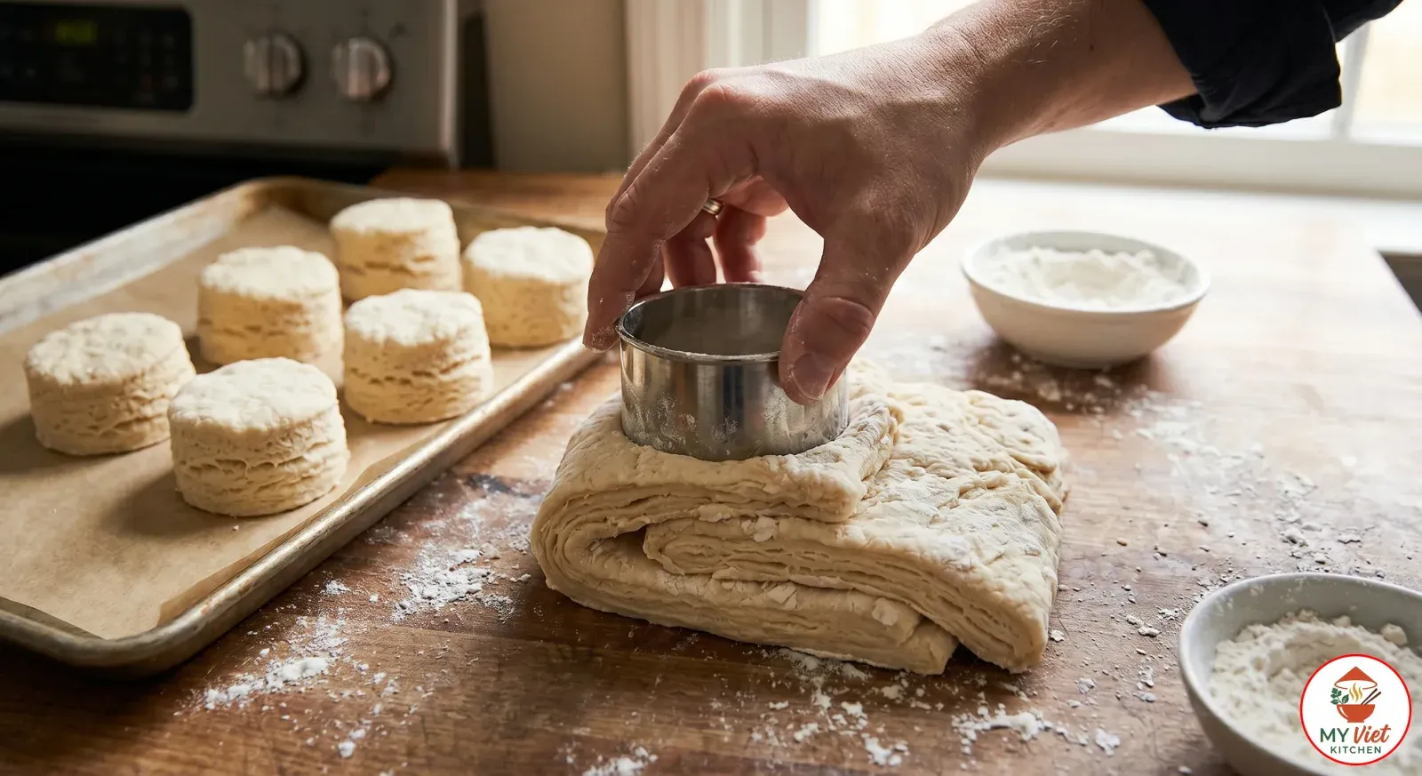 Step 2- Shape and Bake the Biscuits