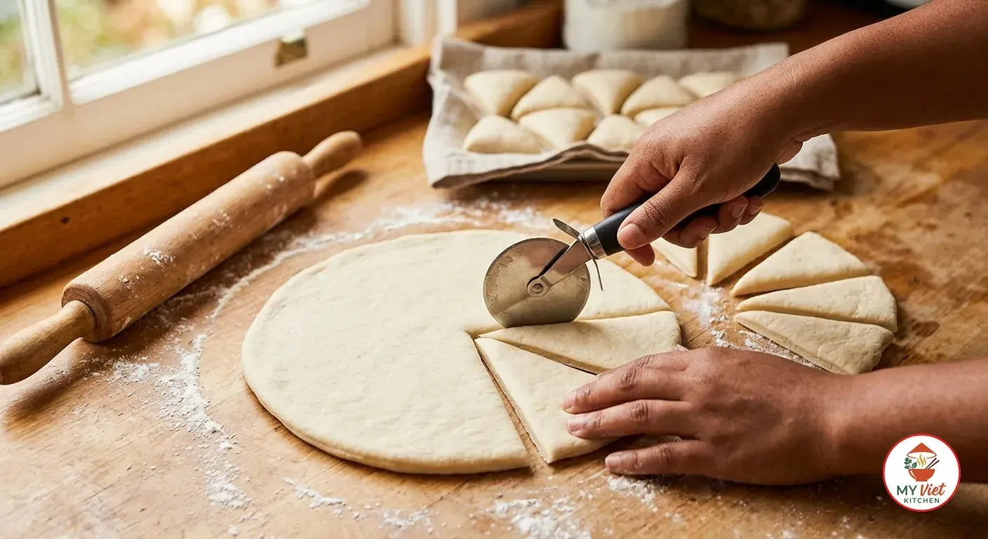 Step 2- Shape the Mandazi Pieces