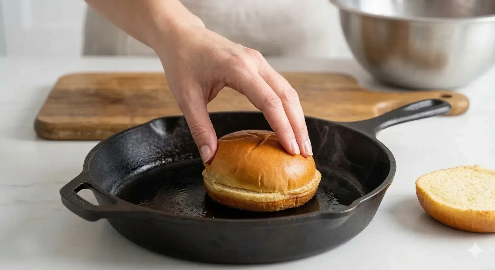 Step 2: Toast the Buns