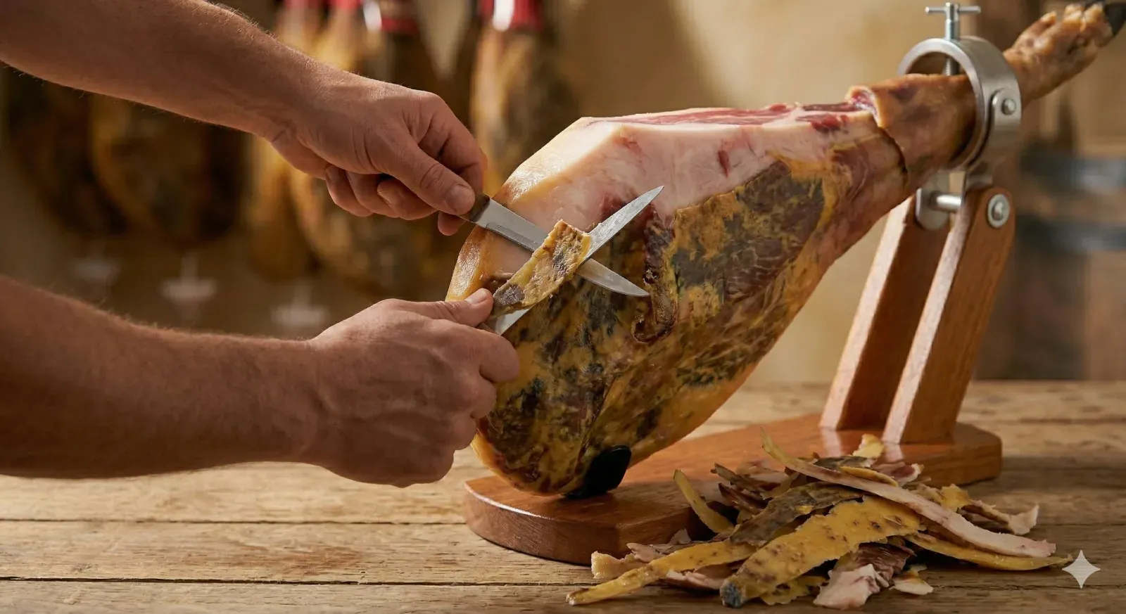 Step 2- Trim the Outer Rind and Yellow Fat