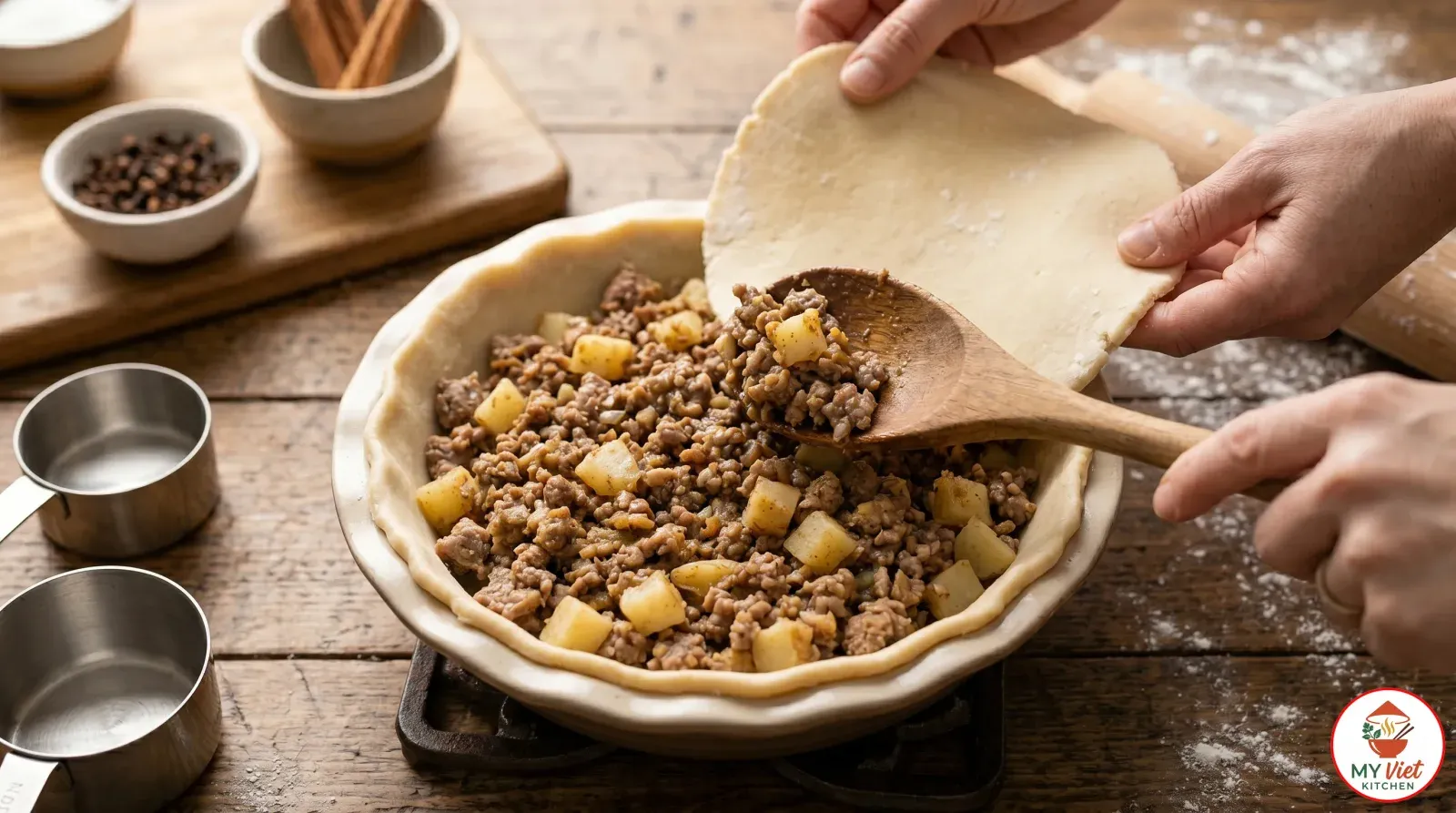 Step 3- Assemble the Tourtiere