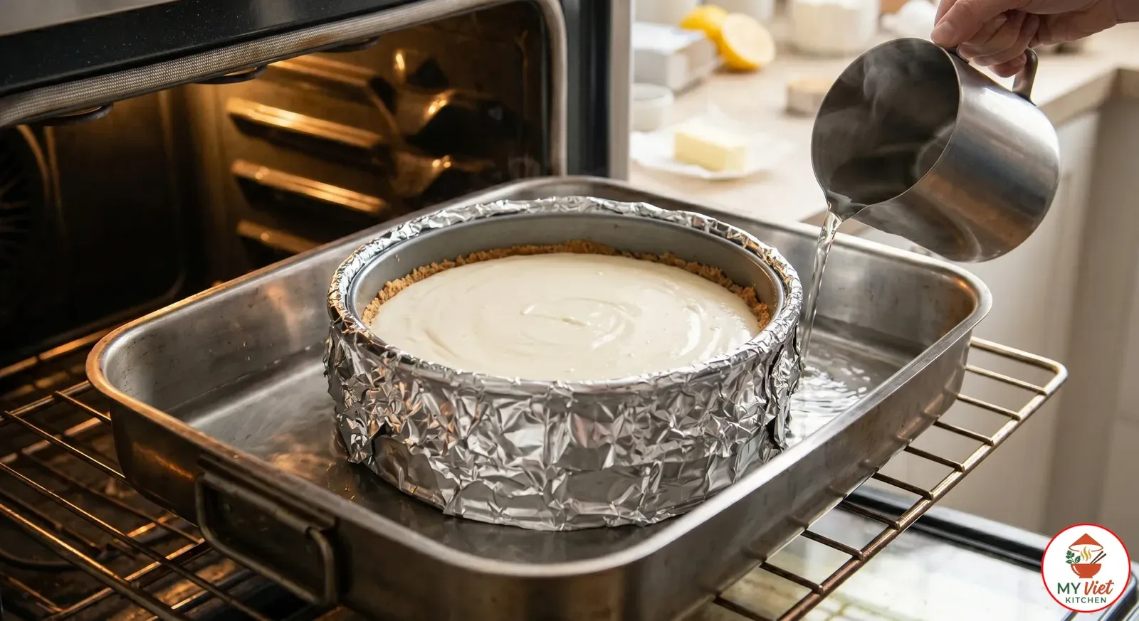 Step 3- Bake with a Water Bath