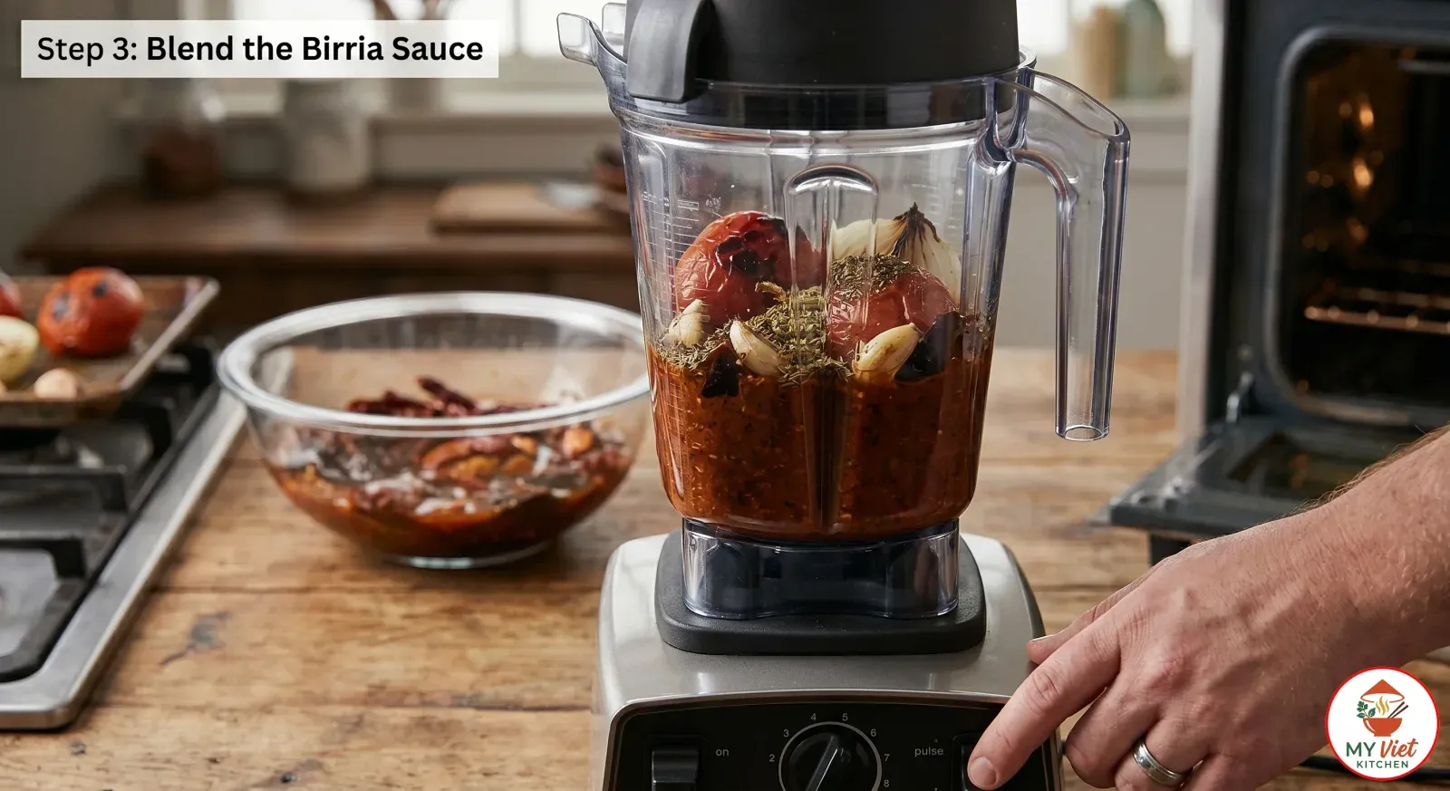 Step 3- Blend the Birria Sauce