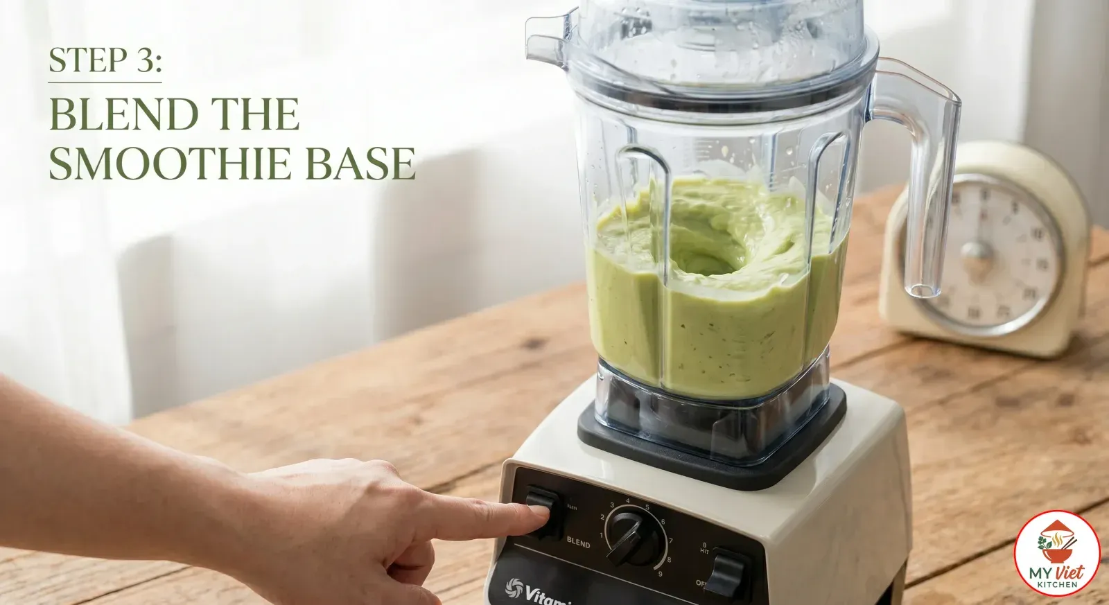 Step 3- Blend the Smoothie Base