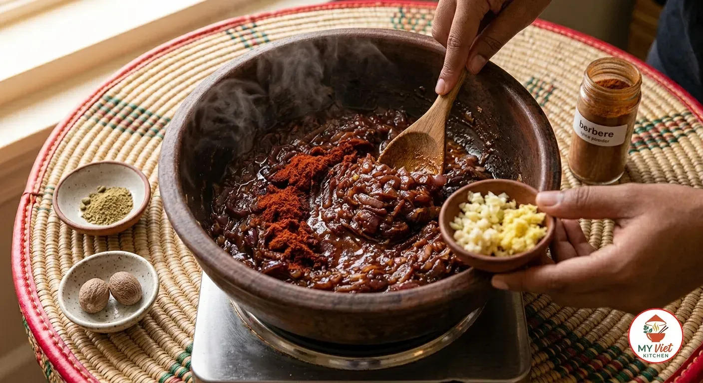 Step 3- Build the Berbere Sauce