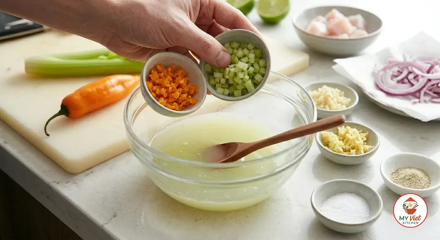 Step 3- Build the Leche de Tigre