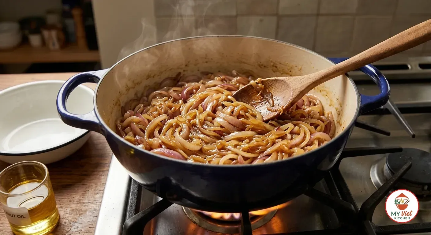 Step 3- Caramelize the Onions