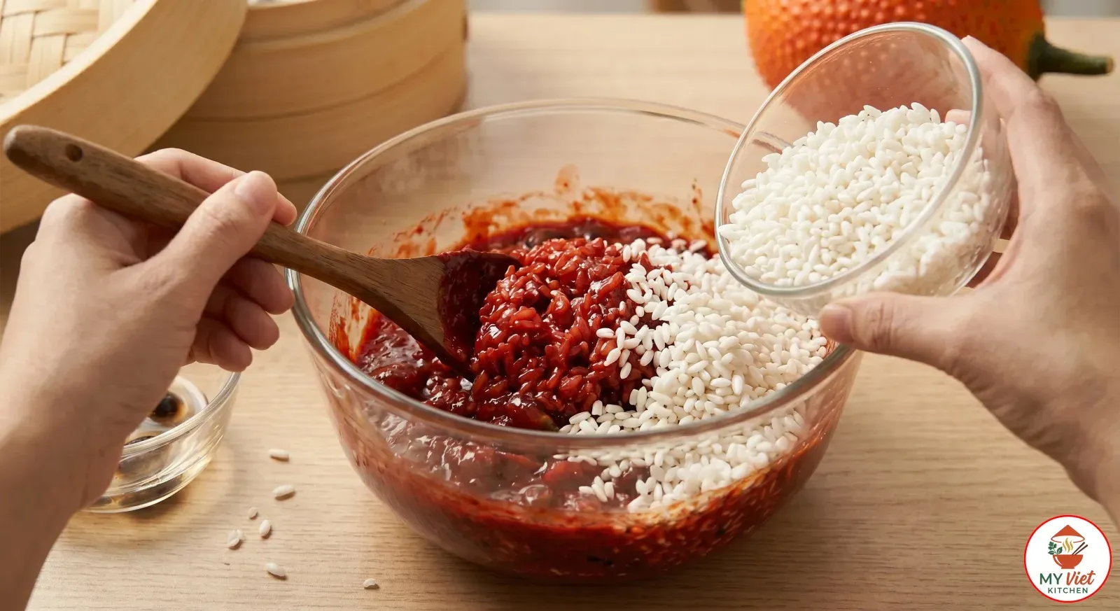 Step 3- Coat the Rice