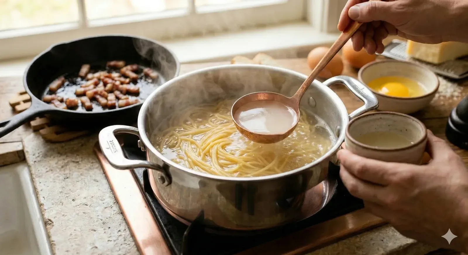 Step 3: Cook the Pasta to Just Under Al Dente