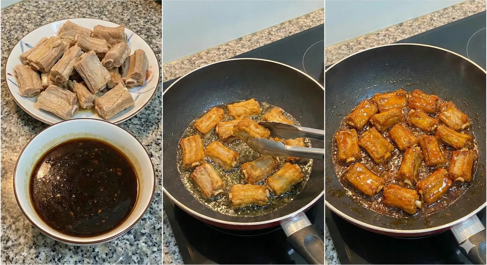 Step 3: Cook the Vegetarian Ribs (Sườn Chay)