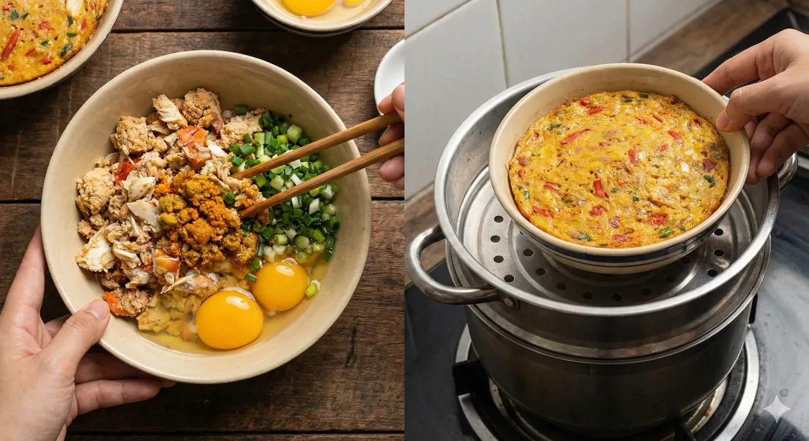 Step 3: Finish the Riêu Cakes