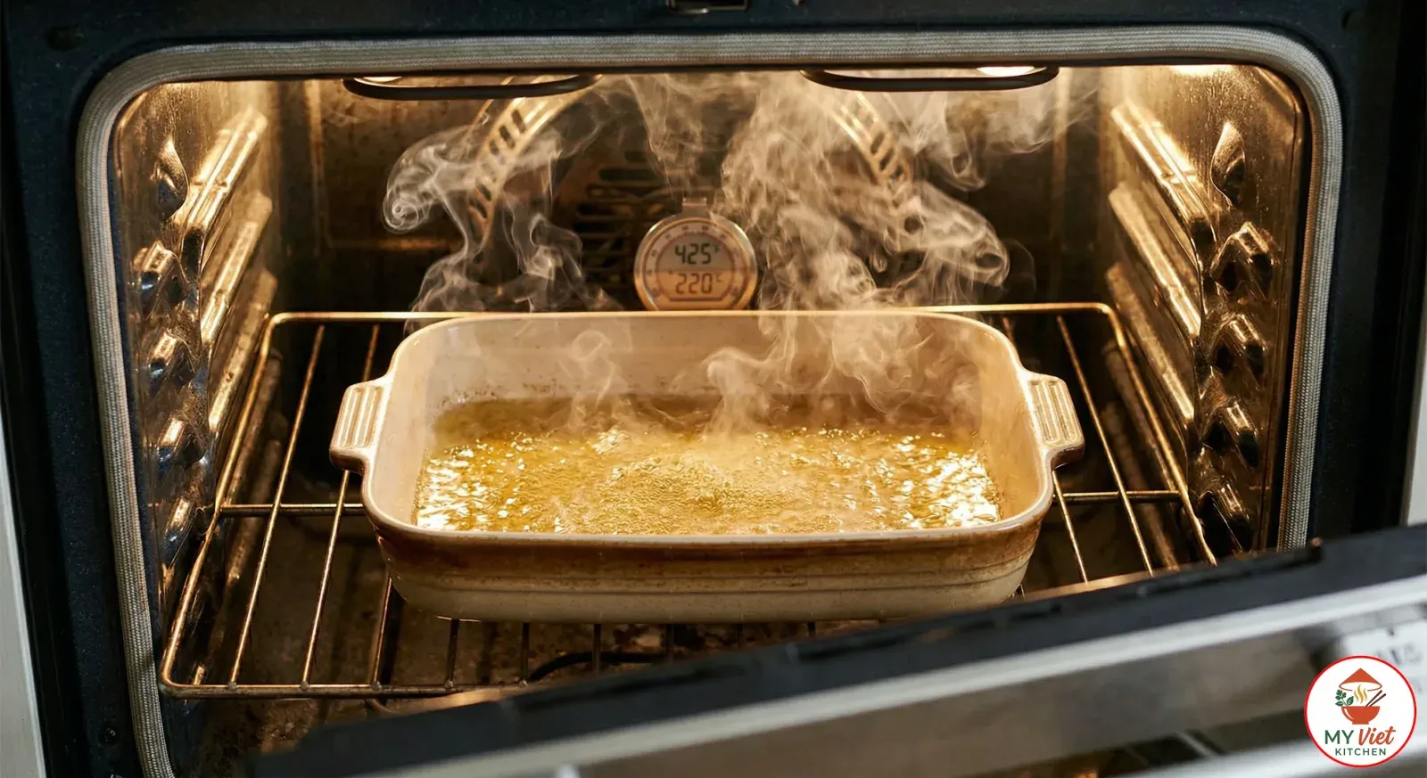 Step 3- Heat the Fat Until Smoking