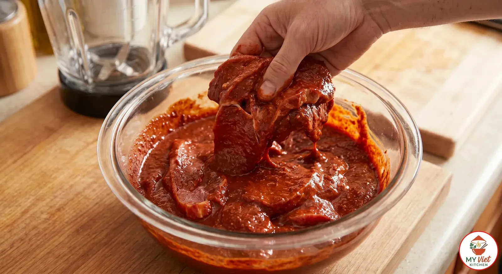 Step 3- Marinate the Pork