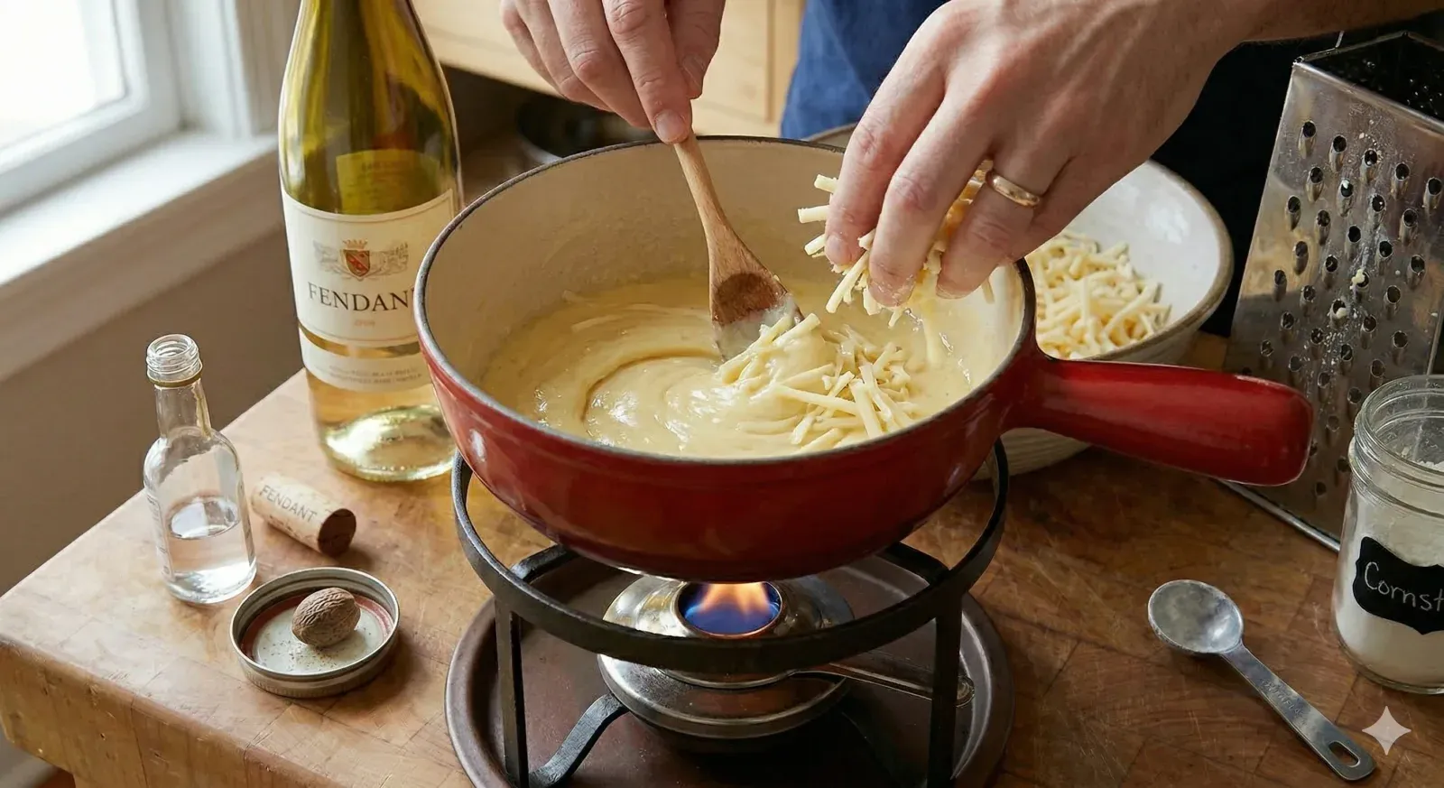 Step 3: Melt the Cheese Gradually