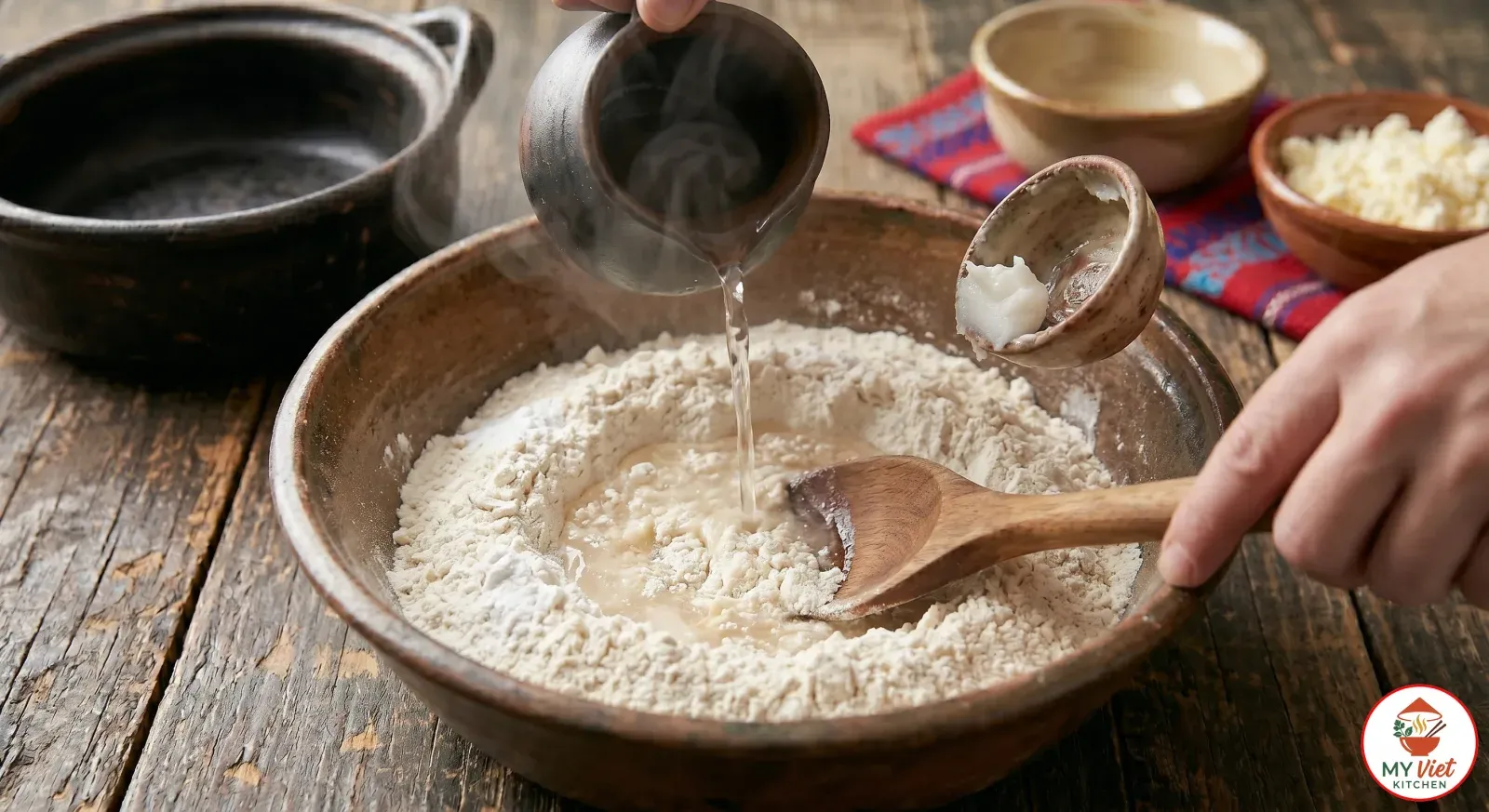 Step 3- Mix the Tortilla Dough