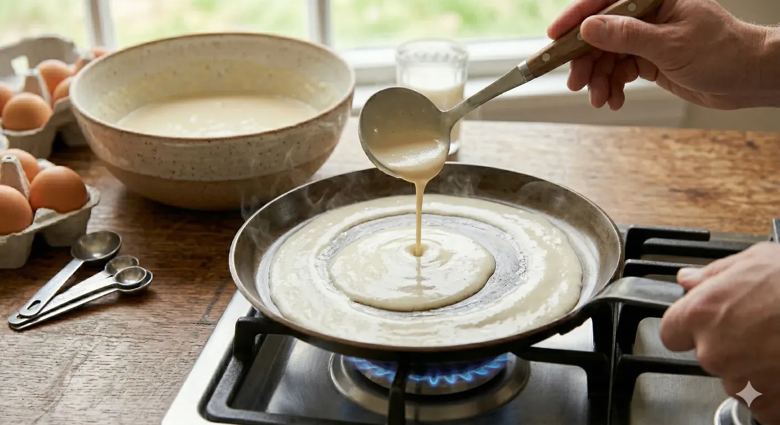 Step 3: Pour and Swirl