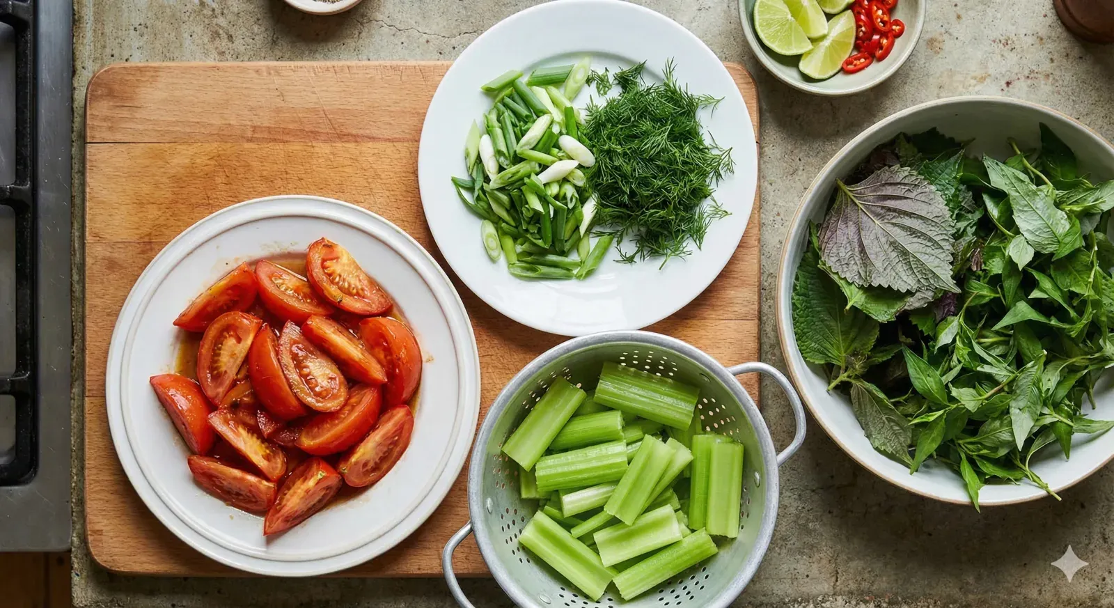 Step 3: Prepare the Aromatics and Vegetables