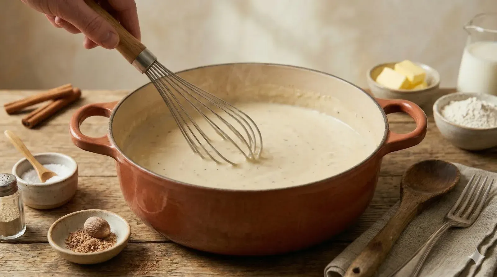 Step 3: Prepare the Bechamel Sauce