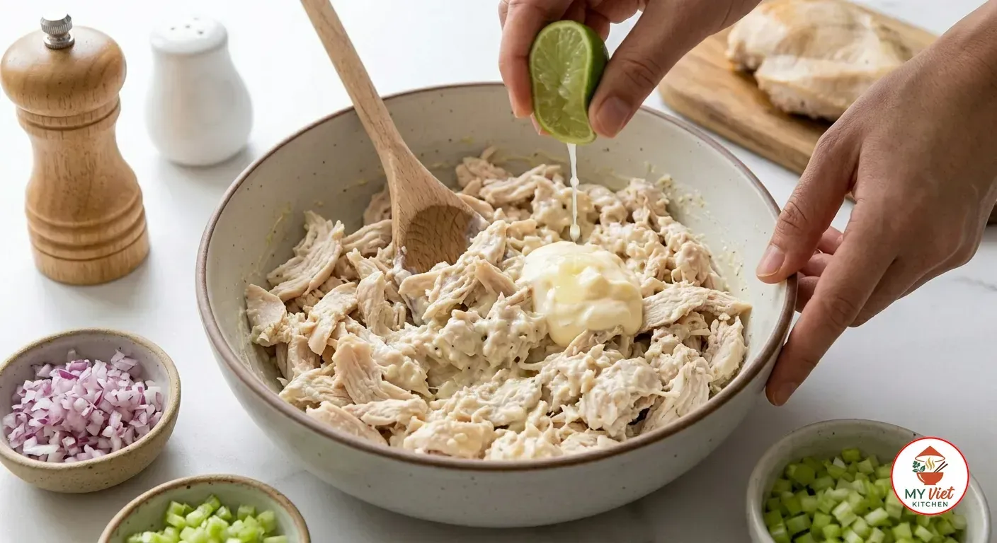 Step 3- Prepare the Chicken Filling