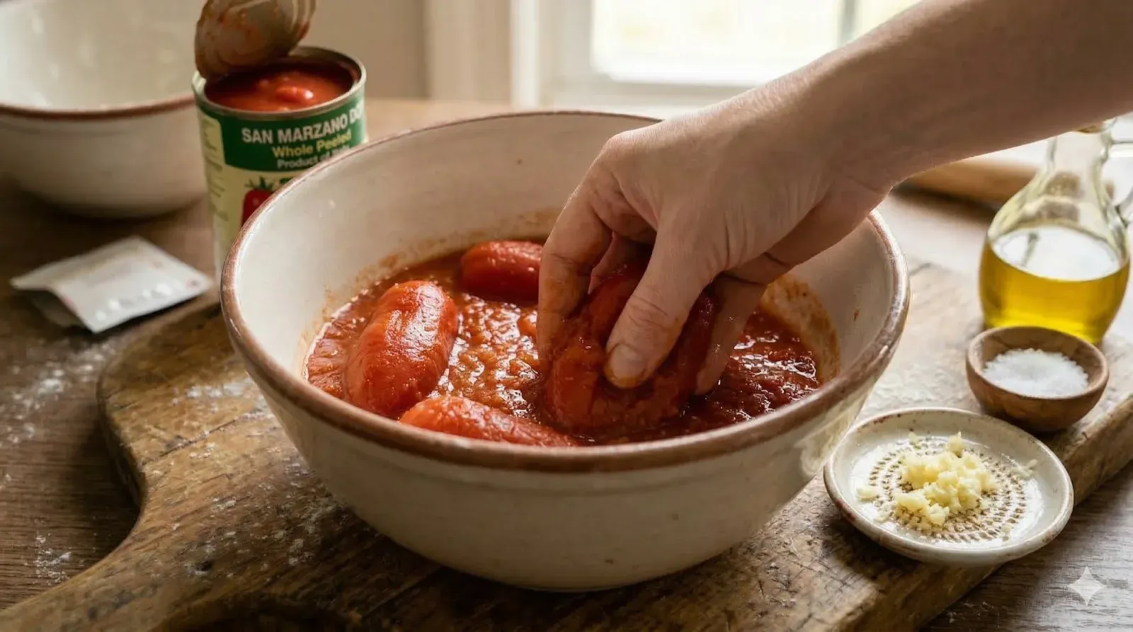 Step 3: Prepare the San Marzano Tomato Sauce